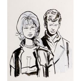 GIGI Fillette dessin original 3/6