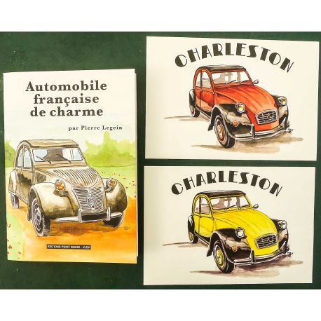 LEGEIN Automobile française de charme + 2 ex-libris