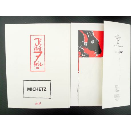 MICHETZ portfolio Il était 7 fois TL 77 ex n° 15 BIFF