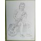 OLIVIER Jean-Jacques GOLDMAN dessin A4 n° 2