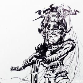 SAUVION dessin original A4 n° 5