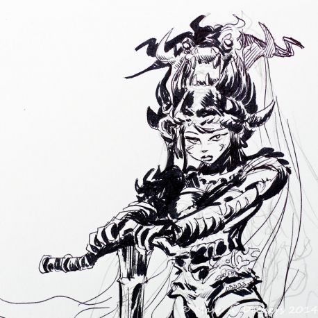 SAUVION dessin original A4 n° 5