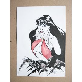 RICCIO dessin original Vampirella