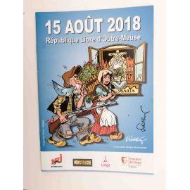 WALTHERY programme République Libre d'Outre-Meuse 2018 signé