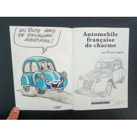 LEGEIN Automobile française de charme + dédicace a4