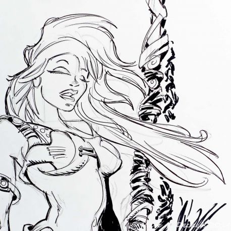 SAUVION dessin original A4 n° 9