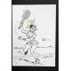 DI SANO illustration originale A5 tenniswoman encre de Chine (13)