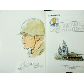 WEINBERG O. Lefranc La Bataille des Ardennes + dédicace f10