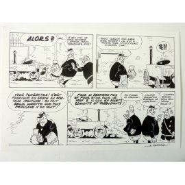 JANVIER planche originale Rantanplan Otage 19 B