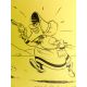 JANVIER dessin original dans Hors série Le Point Historia Lucky Luke Rantanplan a