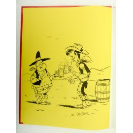 JANVIER dessin original dans Hors série Le Point Historia Lucky Luke Rantanplan c