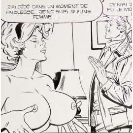 BUSTICCHI ( Elvifrance ) planche originale 24-77