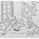 CAPEZZONE Petzi dessin A3 pour album jeux