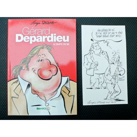 SALMA Gérard Depardieu Le biopic en BD + dédicace 3 ( Panoramix )