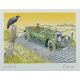 CARIN ex-libris Victor Sackville en auto verte