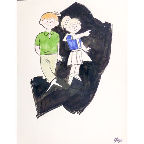 GIGI dessin original enfants n° 11