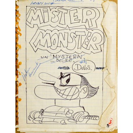 DEVOS Mister Monster storyboard original complet